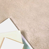 Tappeto in Pelliccia Sintetica di Coniglio Olite Talpa  160 cm