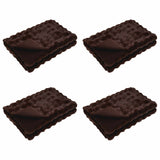 Coperta in Pelliccia di Coniglio Finta 4 pcs Cammello