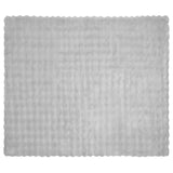 Coperta in Pelliccia di Coniglio Finta 4 pcs Grigio