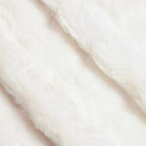 Coperta in Pelliccia di Coniglio Finta 4 pcs Bianco