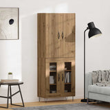 Credenza 2 pcs Rovere artigianale 69,5 x 34 x 180 cm