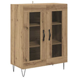 Credenza 2 pcs Rovere artigianale Legno truciolato