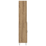 Credenza 2 pcs Rovere artigianale Legno truciolato