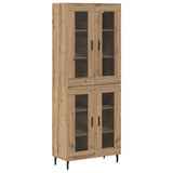 Credenza 2 pcs Rovere artigianale 69,5 x 34 x 180 cm