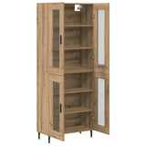 Credenza 2 pcs Rovere artigianale 69,5 x 34 x 180 cm