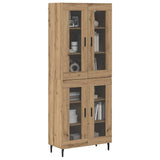 Credenza 2 pcs Rovere artigianale 69,5 x 34 x 180 cm