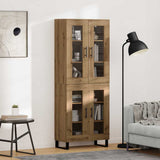 Credenza 2 pcs Rovere artigianale 69,5 x 34 x 180 cm