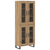 Credenza 2 pcs Rovere artigianale 69,5 x 34 x 180 cm