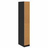 Guardaroba Rovere Nero 50 x 30 x 200 cm Legno truciolato