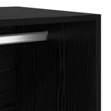 Guardaroba Rovere Nero 50 x 30 x 200 cm Legno truciolato