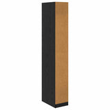 Guardaroba Rovere Nero 50 x 30 x 200 cm Legno truciolato