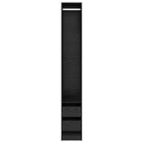 Guardaroba Rovere Nero 50 x 30 x 200 cm Legno truciolato
