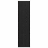Guardaroba Rovere Nero 80 x 50 x 200 cm Legno truciolato