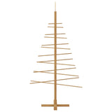 Albero di Natale in legno con supporto Marrone 150 cm Bambù