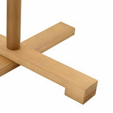 Albero di Natale in legno con supporto Marrone 210 cm Bambù