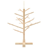 Albero di Natale in legno Naturale 75 cm Legno di pino massello