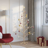 Albero di Natale in legno con supporto Naturale 180 cm