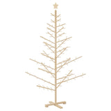Albero di Natale in legno con supporto Naturale 180 cm
