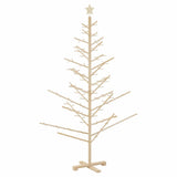 Albero di Natale in legno con supporto Naturale 180 cm