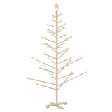Albero di Natale in legno con supporto Naturale 180 cm