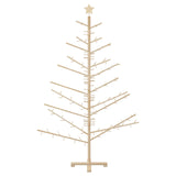 Albero di Natale in legno con supporto Naturale 180 cm