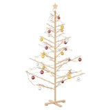Albero di Natale in legno con supporto Naturale 180 cm