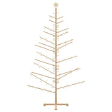 Albero di Natale in legno con supporto Naturale 210 cm