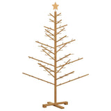 Albero di Natale in legno Marrone 150 cm Legno di pino massello