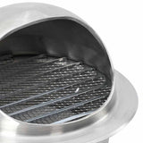 Coperture per ventilazione d'aria 8 pcs Argento 200 mm