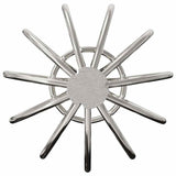 Protezione Foglie per Grondaia 2 pcs Argento 50 mm