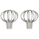 Protezione Foglie per Grondaia 2 pcs Argento 50 mm