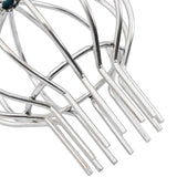 Protezione Foglie per Grondaia 8 pcs Argento 110 mm