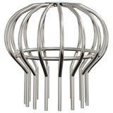 Protezione Foglie per Grondaia 8 pcs Argento 110 mm