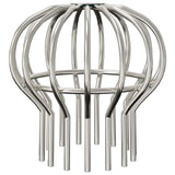 Protezione Foglie per Grondaia 8 pcs Argento 110 mm