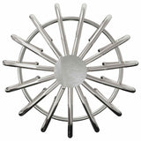 Protezione Foglie per Grondaia 8 pcs Argento 110 mm