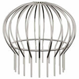 Protezione Foglie per Grondaia 8 pcs Argento 160 mm