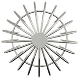 Protezione Foglie per Grondaia 8 pcs Argento 160 mm