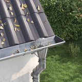 Protezione Foglie per Grondaia 2 pcs Argento 200 mm