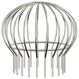 Protezione Foglie per Grondaia 2 pcs Argento 200 mm