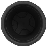 Vaso Rotondo per Fiori 6 pcs Nero  22 x 18 cm Plastica