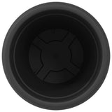 Vaso Rotondo per Fiori 24 pcs Nero  39 x 32 cm Plastica