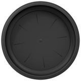 Vassoio Rotondo per Fiori 6 pcs Nero  14 x 2 cm Plastica