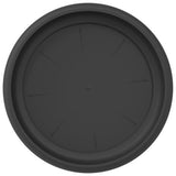 Vassoio Rotondo per Fiori 6 pcs Nero  14 x 2 cm Plastica