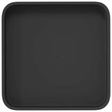 Vassoio Quadrato per Fiori 24 pcs Nero 15 x 15 x 2 cm Plastica