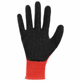 Guanti da Lavoro 24 pcs Rosso e Nero 7 / S