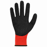 Guanti da Lavoro 12 pcs Rosso e Nero 8 / m