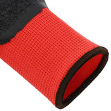 Guanti da Lavoro 24 pcs Rosso e Nero 8 / m