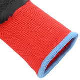 Guanti da Lavoro 24 pcs Rosso e Nero 9 / l