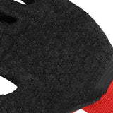 Guanti da Lavoro 24 pcs Rosso e Nero 11 / XXL