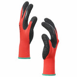 Guanti da Lavoro 24 pcs Rosso e Nero 11 / XXL